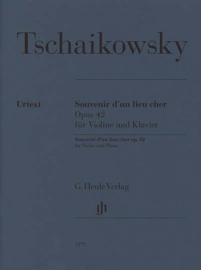 P.I. Tschaikowsky: Souvenir d'un lieu che, VlKlav (KlavpaSt)