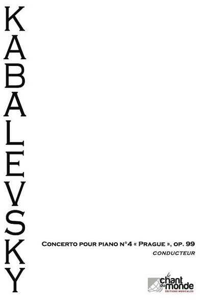Concerto Pour Piano No. 4, Klav