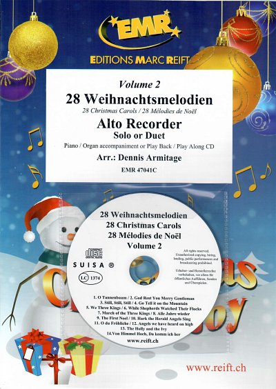 D. Armitage: 28 Weihnachtsmelodien Vol. 2 (+CD)