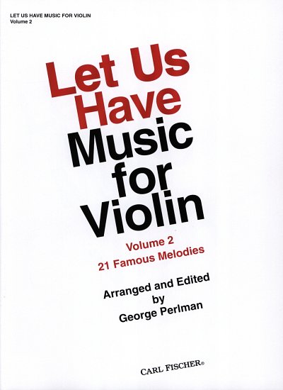  Various: Let Us Have Music for Violin Volume 2, VlKlav