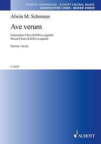 A.M. Schronen: Ave verum , GCh4 (Chpa)