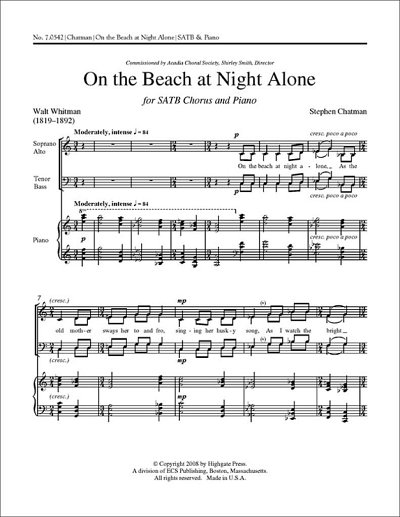 S. Chatman: On the Beach at Night Alone, GchKlav (Part.)