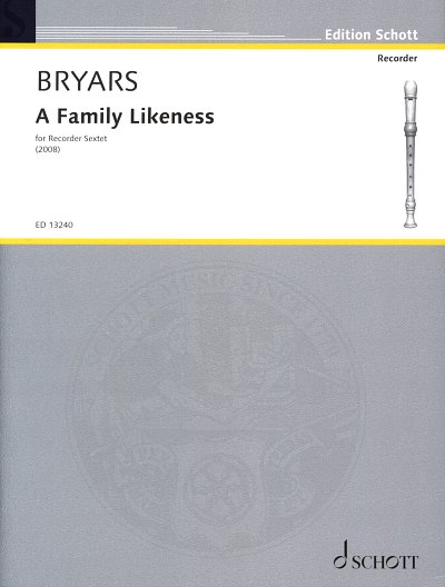 G. Bryars: A Family Likeness , 6Bfl (Part.)