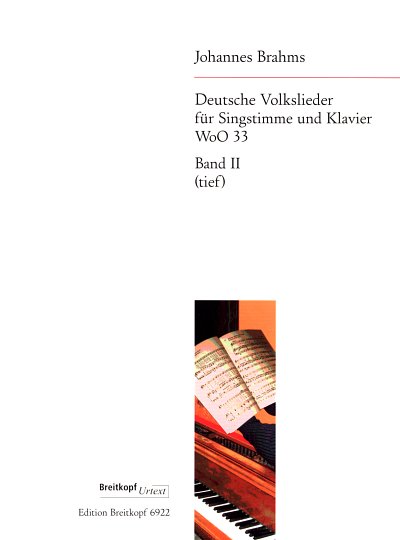 J. Brahms: Deutsche Volkslieder, Band 2 WoO, GesKlav (Part.)