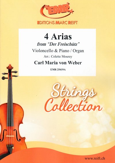C.M. von Weber: 4 Arias, VcKlv/Org