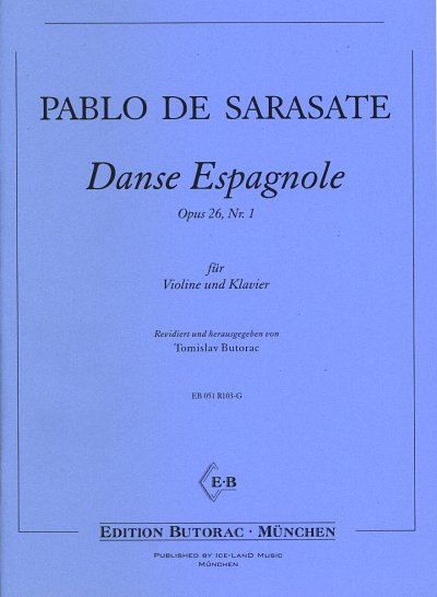 P. de Sarasate: Spanische Tänze - Danse E, VlKlav (KlavpaSt)