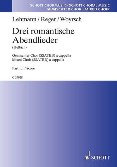DL: M. Reger: Drei romantische Abendlieder (Chpa)