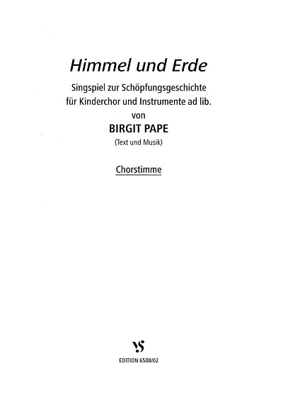 Pape Birgit: Himmel Und Erde
