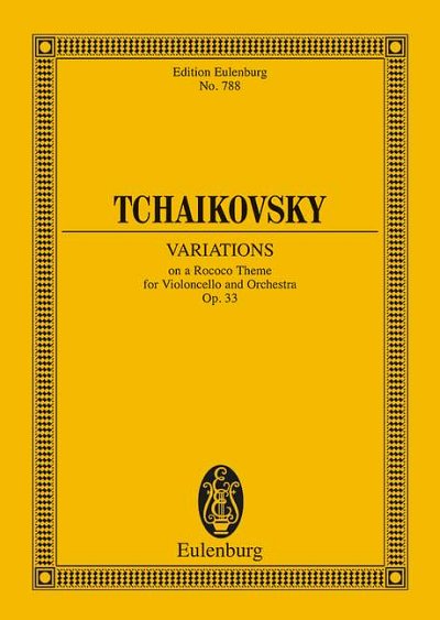 DL: P.I. Tschaikowsky: Rokoko-Variationen, VcOrch (Stp)