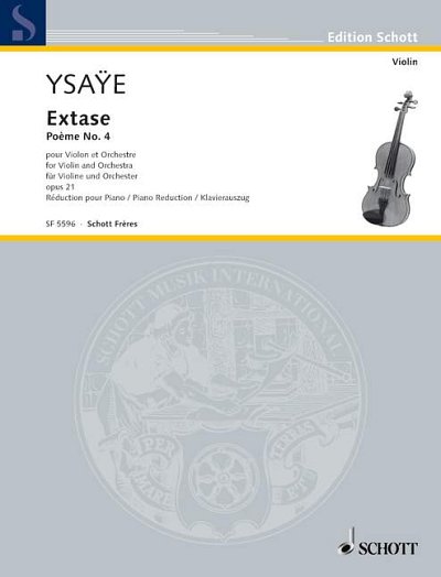 Y. Eugène-Auguste: Extase op. 21 , VlOrch (KA)