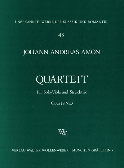 J.A. Amon: Quartett Op 18/3