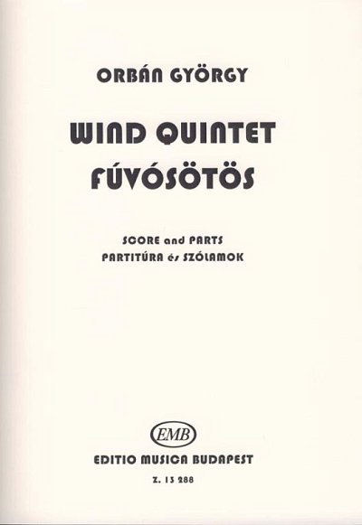 G. Orbán: Wind Quintet