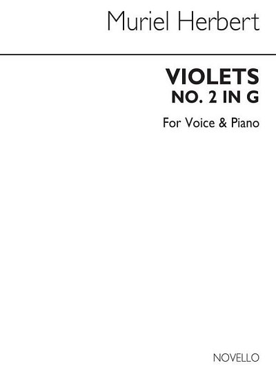M Violets High Voice And Piano (G Major)