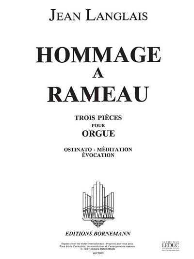 J. Langlais: Hommage A Rameau, Org