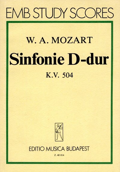 W.A. Mozart: Sinfonie D-Dur KV 504, Sinfo (Stp)