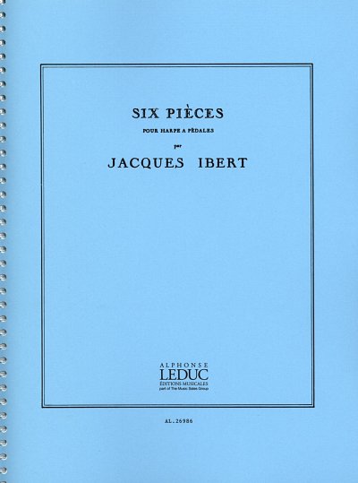 J. Ibert: Six Pièces Pour Harpe À Pédales (Part.)