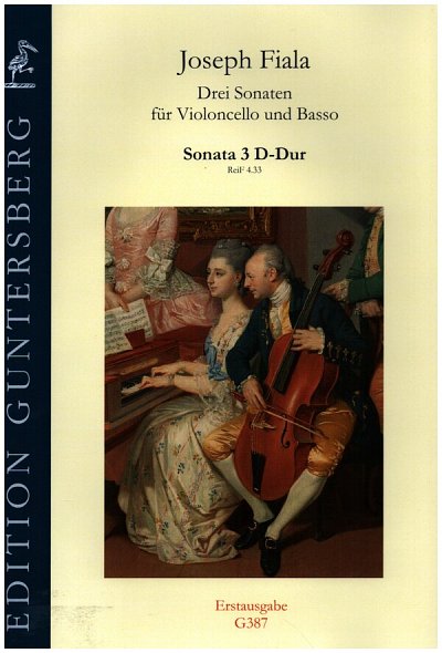 J. Fiala: Sonate Nr. 3 D-Dur ReiF 4.33, VcKb (Pa+St)