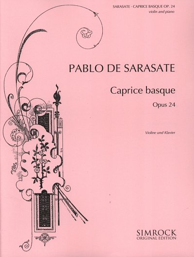 P. de Sarasate: Caprice basque op. 24 , VlOrch (KASt)