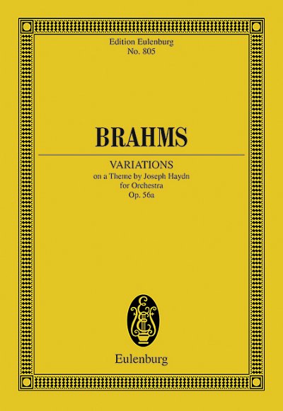 DL: J. Brahms: Variationen über ein Thema von Joseph, Orch (