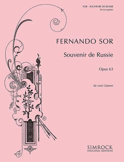 F. Sor: Souvenir de Russie e-Moll op. 63 , 2Git