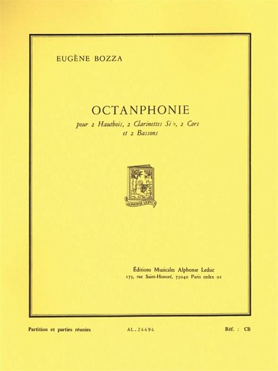 E. Bozza: Octanphonie, 2Ob (Sppa)