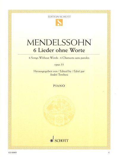 F. Mendelssohn Barth: 6 Lieder ohne Worte op. 53 , Klav