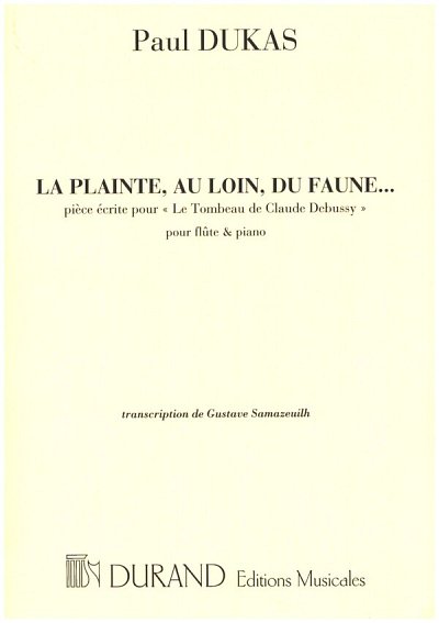 P. Dukas: Plainte Au Loin, Fl (Part.)