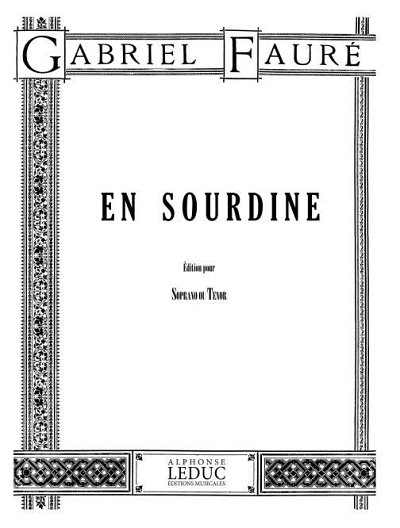 G. Fauré: En Sourdine Op.58, No.2