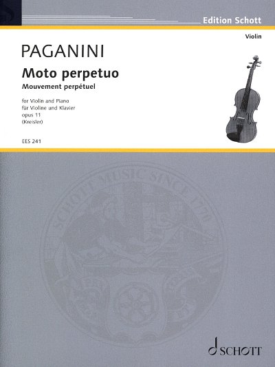 N. Paganini: Moto perpetuo op. 11 , VlKlav (KlavpaSt)