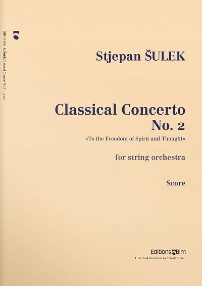 S. _ulek: Classical Concerto N° 2, Stro (Part.)