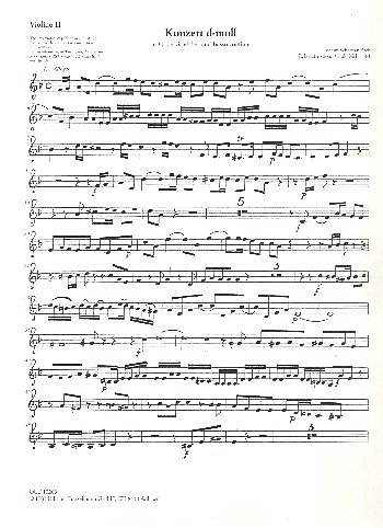 J.S. Bach y otros.: Konzert für Oboe d-Moll BWV 1059R