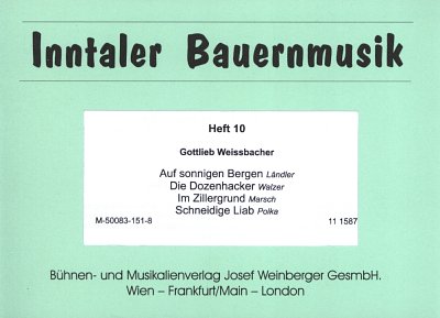 G. Weissbacher: Inntaler Bauernmusik - Heft , Blask (Stsatz)