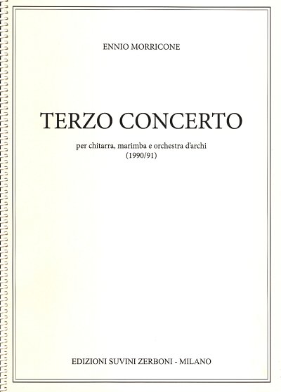 E. Morricone: Konzert Nr. 3 für Gitarre,, GitMarStro (Part.)