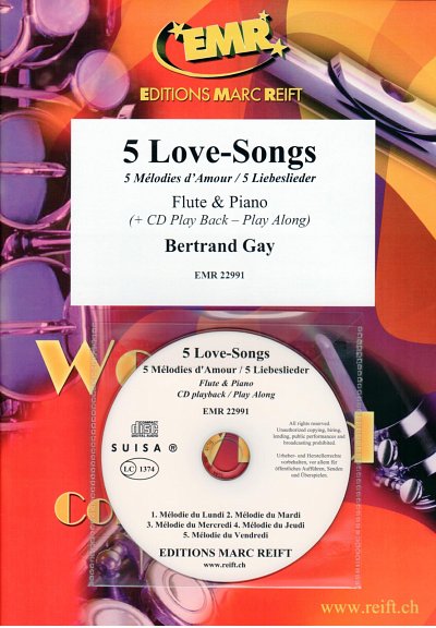 B. Gay: 5 Love-Songs, FlKlav (+CD)