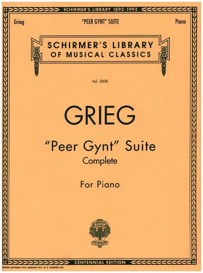 E. Grieg: Peer Gynt Suite (Complete), Klav