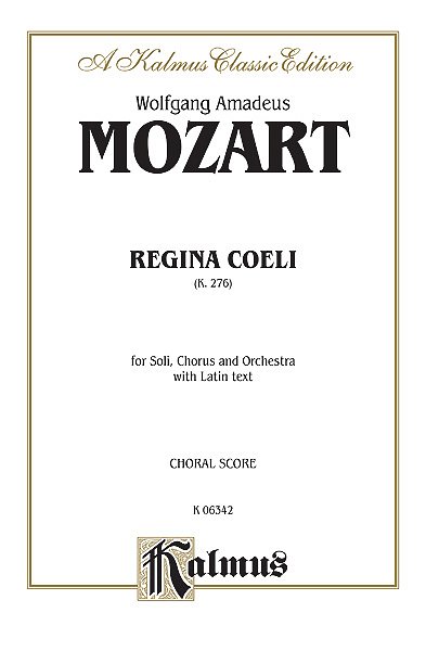 W.A. Mozart: Regina Coeli, K. 276 (Bu)