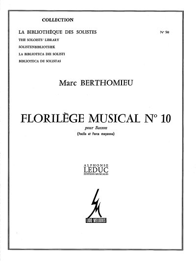 M. Berthomieu: Florilege Musical N010, Fag
