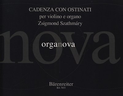 AQ: Z. Szathmáry: Cadenza con ostinati per violino, (B-Ware)