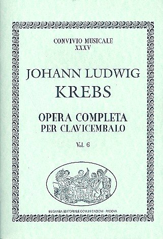 J.L. Krebs: Opera completa per il clavicembalo vol. 6, Cemb