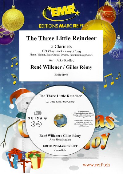 R. Willener: The Three Little Reindeer, 5Klar (+CD)