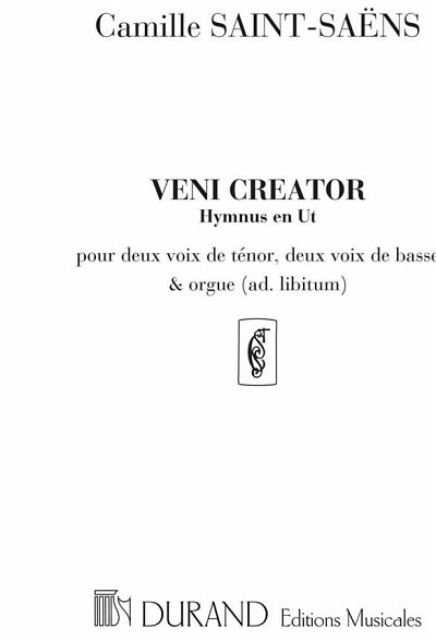 C. Saint-Saëns: Veni Creator Cht-Piano