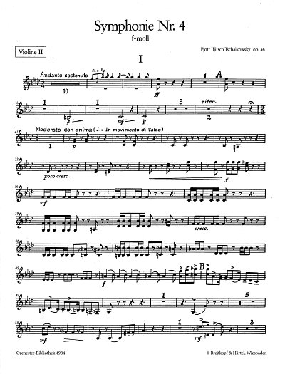 P.I. Tschaikowsky: Sinfonie 4 F-Moll Op 36