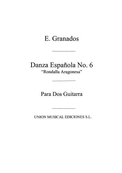 Danza Espanola No.6 Rondalla Aragonesa (Bu)