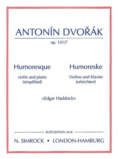 D. Antonín: Humoreske in G op. 101/7 , VlKlav