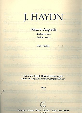 J. Haydn: Missa in Angustiis Hob. XXII:1, 4GesGchOrchO (Vla)