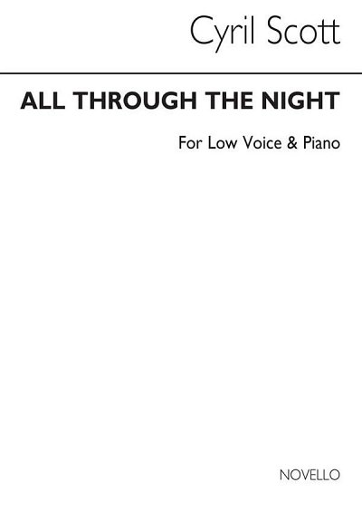 C. Scott: All Through The Night-low Voice/Piano (Key-g)
