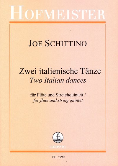 AQ: J. Schittino: Zwei italienische Tänze, Fl5Str ( (B-Ware)