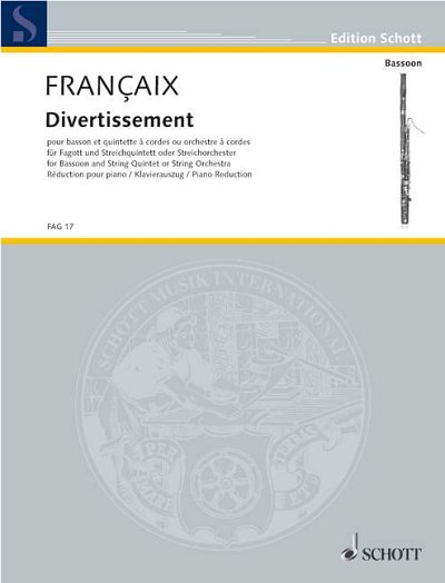 DL: J. Françaix: Divertissement, Fag5Str/Stro (KASt)