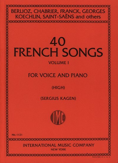 40 French Songs 1, GesHKlav