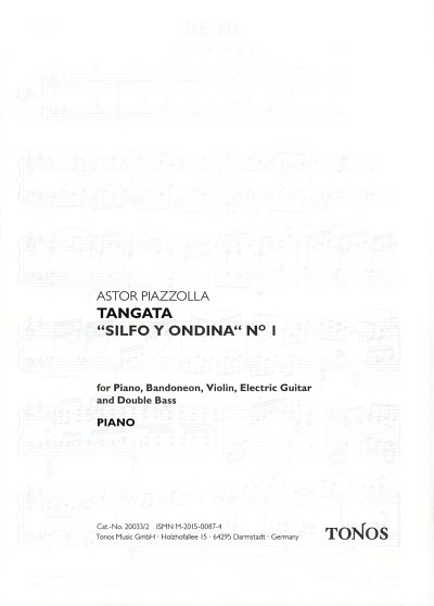 A. Piazzolla: Tangata (Silfo Y Ondina 1)